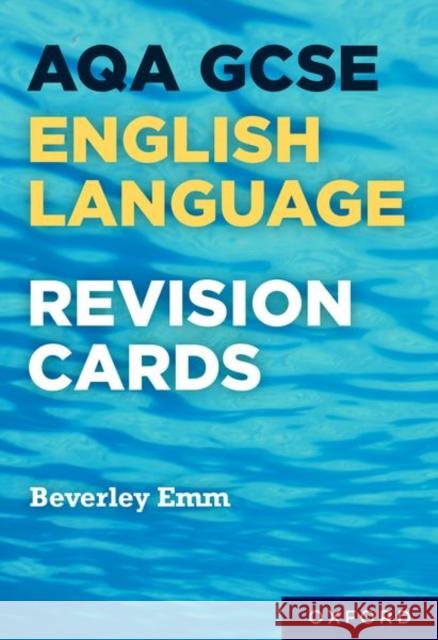 AQA GCSE ENG LANG REVISION CARDS OXFORD UNIVERSITY PR 9781382032438