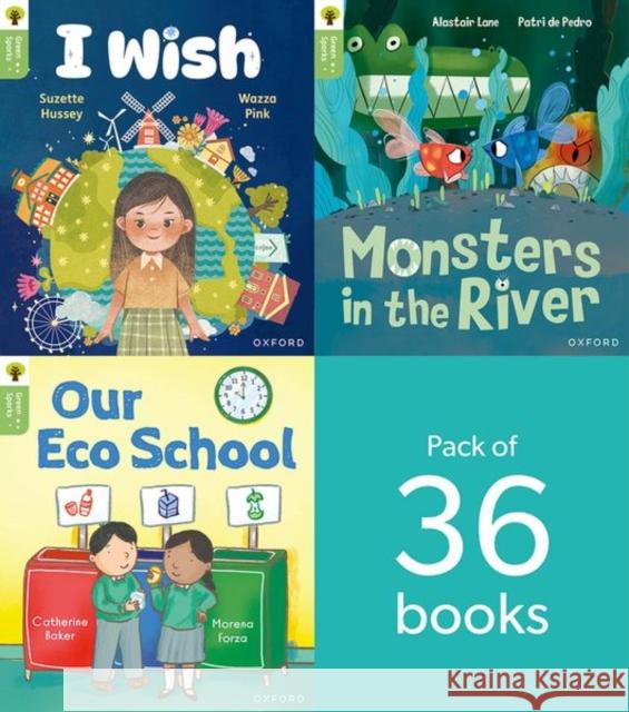 Oxford Reading Tree Green Sparks: level 1 LEVEL 1 PACK of 36 de Pedro 9781382056793