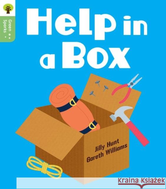 Oxford Reading Tree Green Sparks: Level 4: Help in a Box Jilly Hunt 9781382057097 Oxford University Press