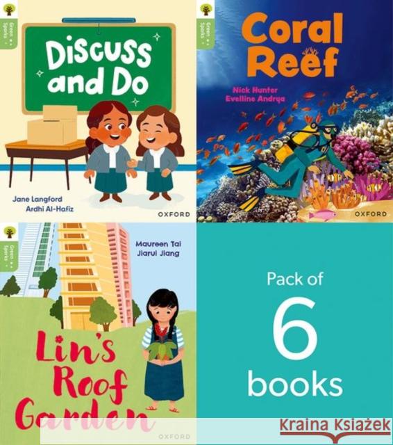 Oxford Reading Tree Green Sparks: Level 4 LEVEL 4 PACK of 6 Langford 9781382057127