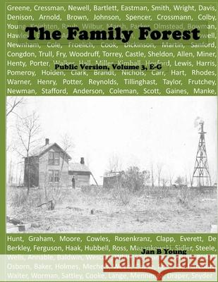 Family Forest: Public Version Volume 3 E-G Jan Young 9781387232598 Lulu.com