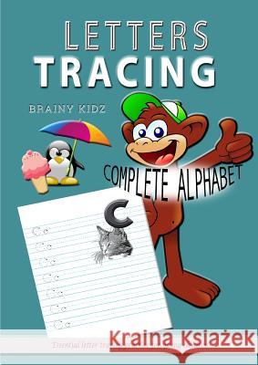 Letters Tracing Brainy Kidz 9781387818143