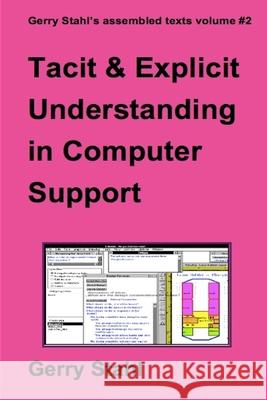 Tacit and Explicit Understanding Gerry Stahl 9781387857920