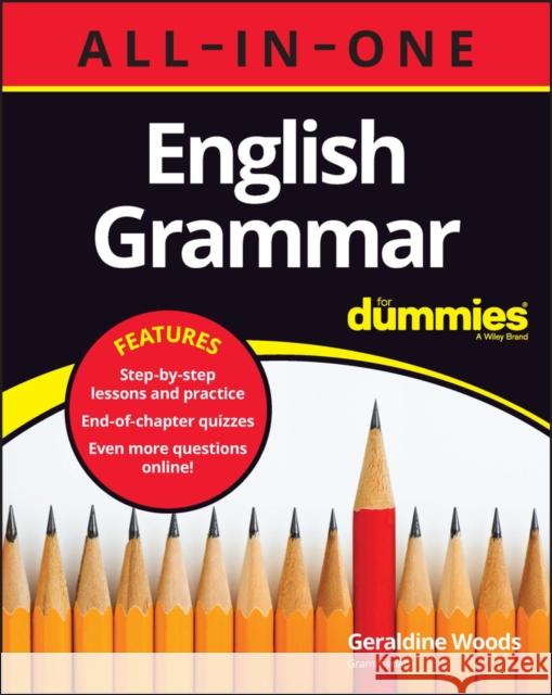 English Grammar All-in-One For Dummies (+ Chapter Quizzes Online)  9781394159444 John Wiley & Sons Inc