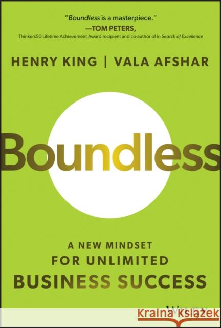 Boundless: A New Mindset for Unlimited Business Success Vala Afshar 9781394171798 John Wiley & Sons Inc