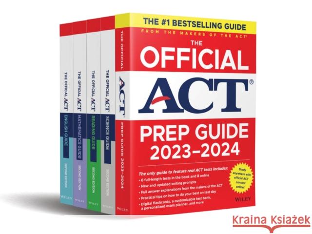 The Official ACT Prep & Subject Guides 2022-2023 Complete Set ACT 9781394196524 Wiley