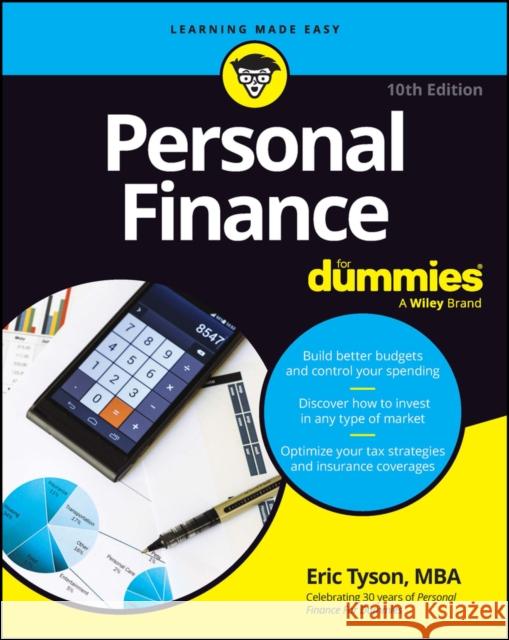 Personal Finance For Dummies Eric Tyson 9781394207541 John Wiley & Sons Inc