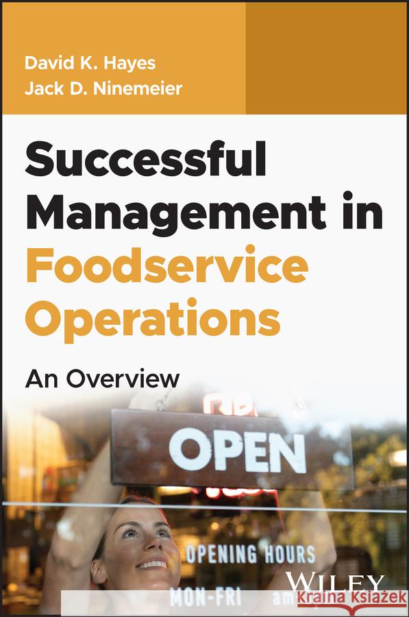 Successful Management in Foodservice Operations, 1st Edition Hayes 9781394208494