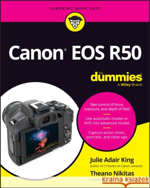 Canon EOS R50 for Dummies Julie Adair King 9781394209569 For Dummies