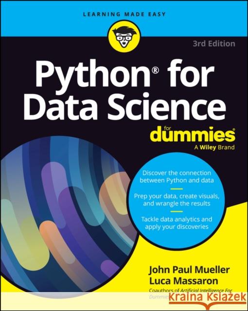 Python for Data Science For Dummies Luca Massaron 9781394213146 For Dummies
