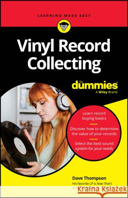 Vinyl Record Collecting For Dummies  9781394226641 John Wiley & Sons Inc