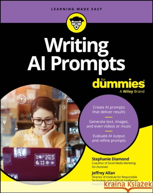 Writing AI Prompts For Dummies Jeffrey (Nazareth University) Allan 9781394244669 John Wiley & Sons Inc