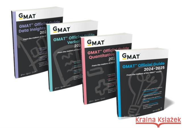GMAT Official Guide 2024-2025 Bundle: Books + Online Question Bank Gmac (Graduate Management Admission Coun 9781394260126 Wiley