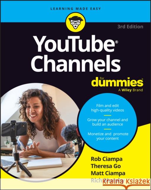 YouTube Channels For Dummies Rich Murphy 9781394271436