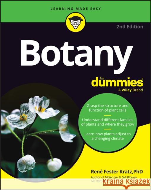 Botany For Dummies Rene (Everett Community College; University of Washington, WA) Fester Kratz 9781394273898