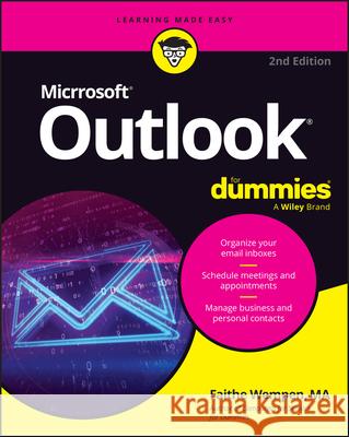 Outlook for Dummies Faithe Wempen 9781394295685 For Dummies