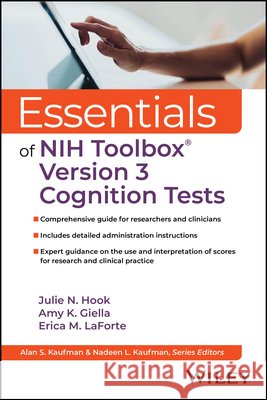 NIH Toolbox(R) Version 3 (V3) Cognition Tests Paper  9781394310753 