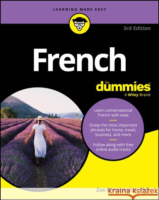 French For Dummies Zoe (Fairfield University, Fairfield, CT) Erotopoulos 9781394321353