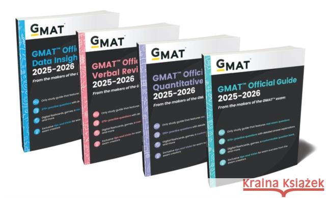 GMAT Official Guide 2025-2026 Bundle: Books + Online Question Bank GMAC (Graduate Management Admission Council) 9781394333936 Wiley