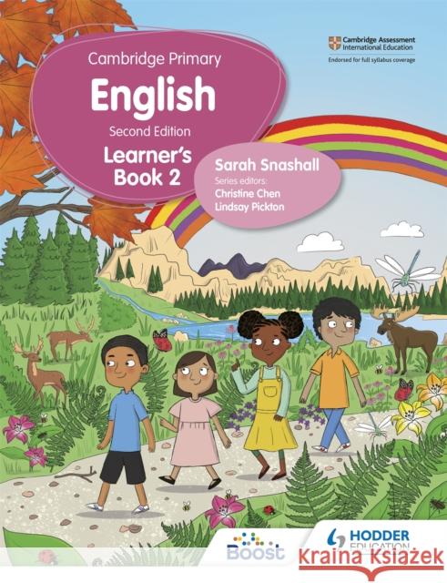 Cambridge Primary English Learner's Book 2 Second Edition Snashall, Sarah 9781398300255 Hodder Education