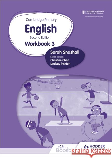 Cambridge Primary English Workbook 3 Second edition Snashall, Sarah 9781398300316 Hodder Education