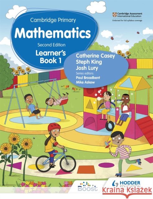 Cambridge Primary Mathematics Learner's Book 1 Second Edition Steph King 9781398300903 Hodder Education