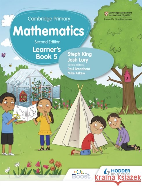 Cambridge Primary Mathematics Learner's Book 5 Second Edition Steph King 9781398301061 Hodder Education