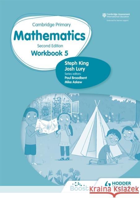 Cambridge Primary Mathematics Workbook 5 Second Edition Steph King 9781398301221