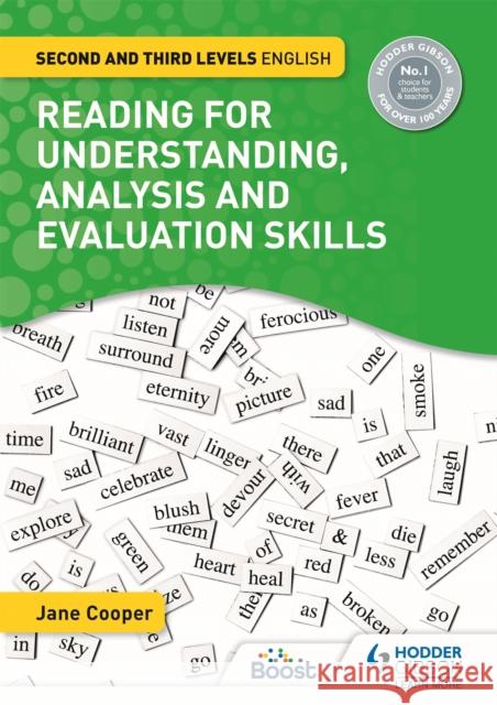 Reading for Understanding, Analysis and Evaluation Skills: Second and Third Levels English Jane Cooper 9781398351493 Hodder Education