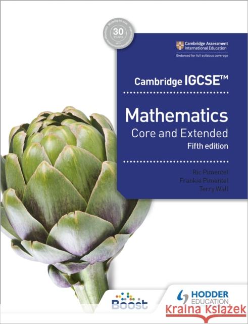 Cambridge IGCSE Core and Extended Mathematics Fifth edition Wall, Terry 9781398373914 Hodder Education