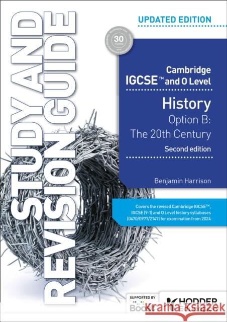 Cambridge IGCSE and O Level History Study and Revision Guide, Second Edition  9781398375062 Hodder Education