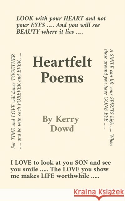Heartfelt Poems Kerry Dowd 9781398453364