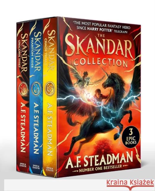 The Skandar Collection: Books 1 - 3 Boxed Set A.F. Steadman 9781398556256 Simon & Schuster Ltd