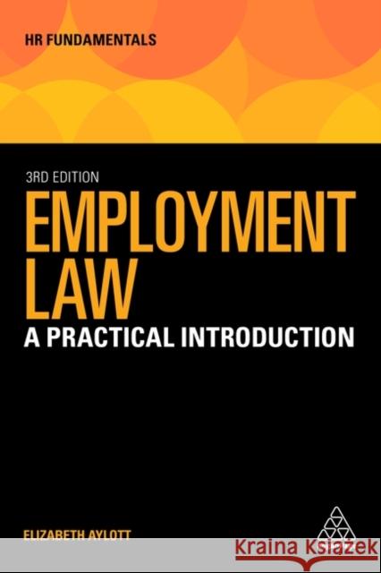 Employment Law: A Practical Introduction Elizabeth Aylott 9781398603950