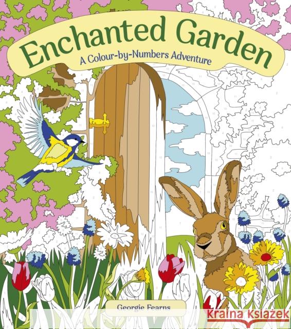 Enchanted Garden: A Colour-by-Numbers Adventure Georgie Fearns 9781398813724 Arcturus Publishing Ltd