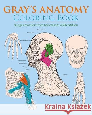Gray\'s Anatomy Coloring Book: Images to Color from the Classic 1860 Edition Henry Gray Henry Carter 9781398814950 Sirius Entertainment