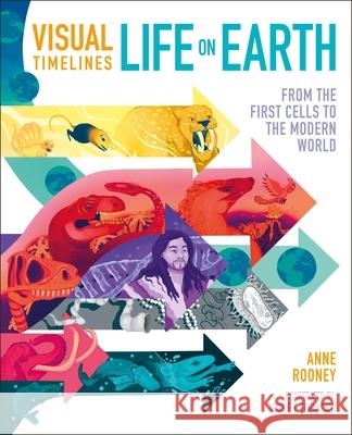Visual Timelines: Life on Earth: From the First Cells to the Modern World Anne Rooney Violet Tobacco 9781398820692 Arcturus Editions