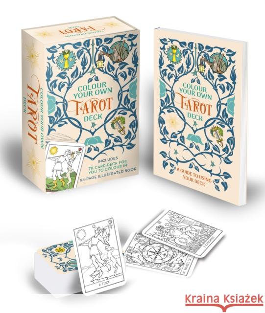 Colour Your Own Tarot Book & Card Deck: Includes 78 cards to colour in and a 64-page book Alice Ekrek 9781398827325