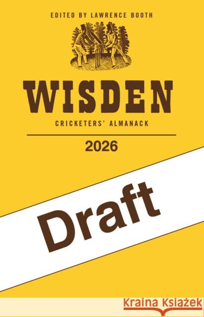 Wisden Cricketers' Almanack 2026  9781399427210 Bloomsbury Publishing PLC