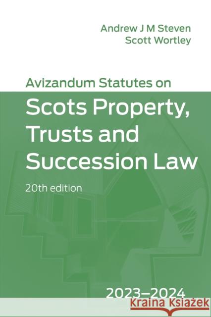 Scots Law of Property 2023-2023 Steven 9781399528825