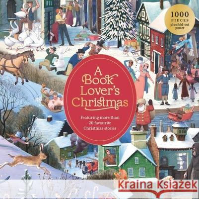 A Book Lover's Guide to Christmas: A 1000-Piece Jigsaw Puzzle Michael Kirkham 9781399625500