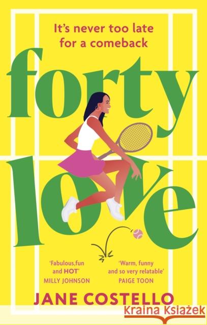 Forty Love Jane Costello 9781399739504