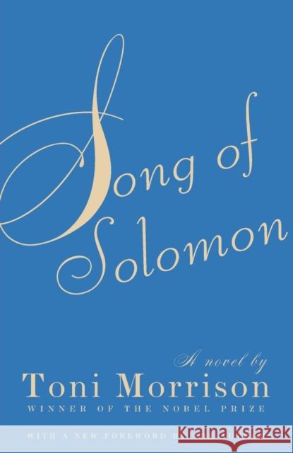 Song of Solomon Toni Morrison 9781400033423