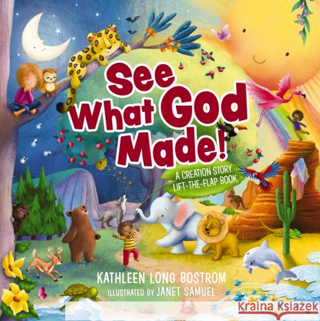 See What God Made!: A Creation Story Lift-The-Flap Book Kathleen Long Bostrom Janet Samuel 9781400254743 Tommy Nelson