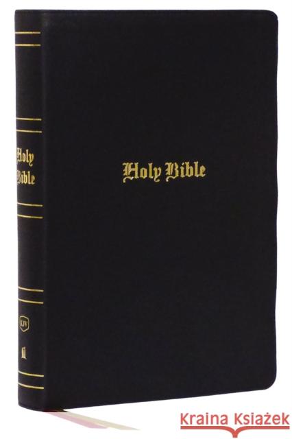 KJV Holy Bible, Super Giant Print Reference Bible, Black, Genuine Leather, 43,000 Cross References, Red Letter, Comfort Print: King James Version Thomas Nelson 9781400329618 Thomas Nelson