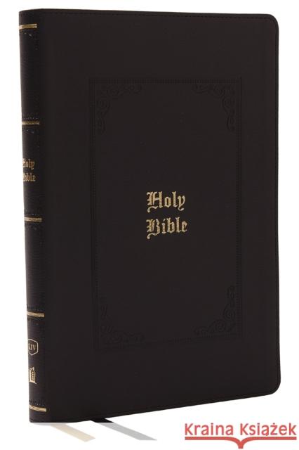 KJV Bible, Giant Print Thinline Bible, Vintage Series, Leathersoft, Black, Red Letter, Thumb Indexed, Comfort Print: King James Version Thomas Nelson 9781400331802 Thomas Nelson Publishers