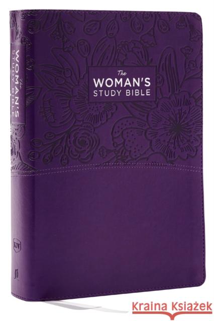 KJV, The Woman's Study Bible, Purple Leathersoft, Red Letter, Full-Color Edition, Comfort Print: Receiving God's Truth for Balance, Hope, and Transformation  9781400332465 Thomas Nelson
