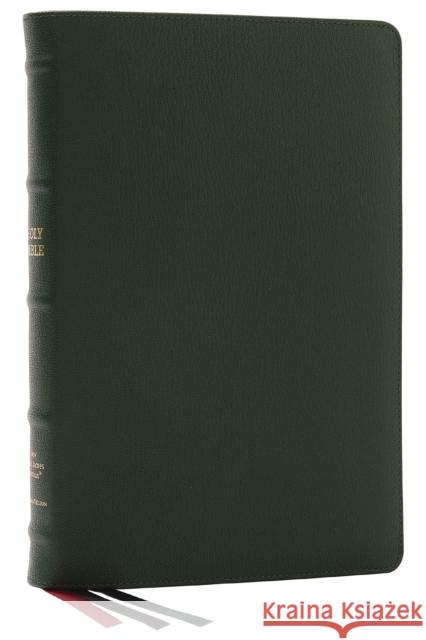 Nkjv, Thinline Reference Bible, Large Print, Premium Goatskin Leather, Green, Premier Collection, Red Letter, Comfort Print: Holy Bible, New King Jame Thomas Nelson 9781400332984 Thomas Nelson Publishers