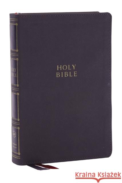 KJV Holy Bible: Compact Bible with 43,000 Center-Column Cross References, Gray Leathersoft, Red Letter, Comfort Print (Thumb Indexing): King James Version Thomas Nelson 9781400333158