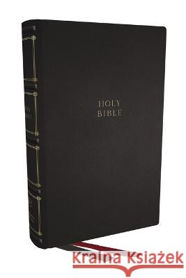 Kjv, Compact Center-Column Reference Bible, Genuine Leather, Black, Red Letter, Comfort Print  9781400333189 Thomas Nelson